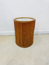 Pencil Reed Round Side Table - Rehaus