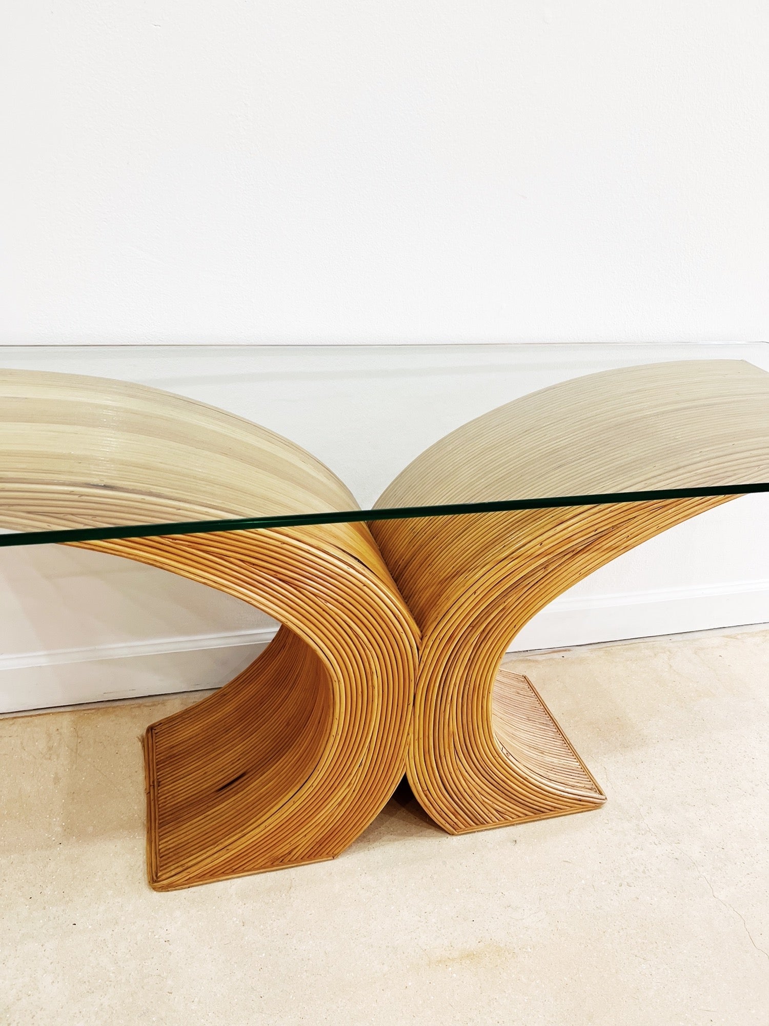Pencil Reed X Wave Console Table - Rehaus