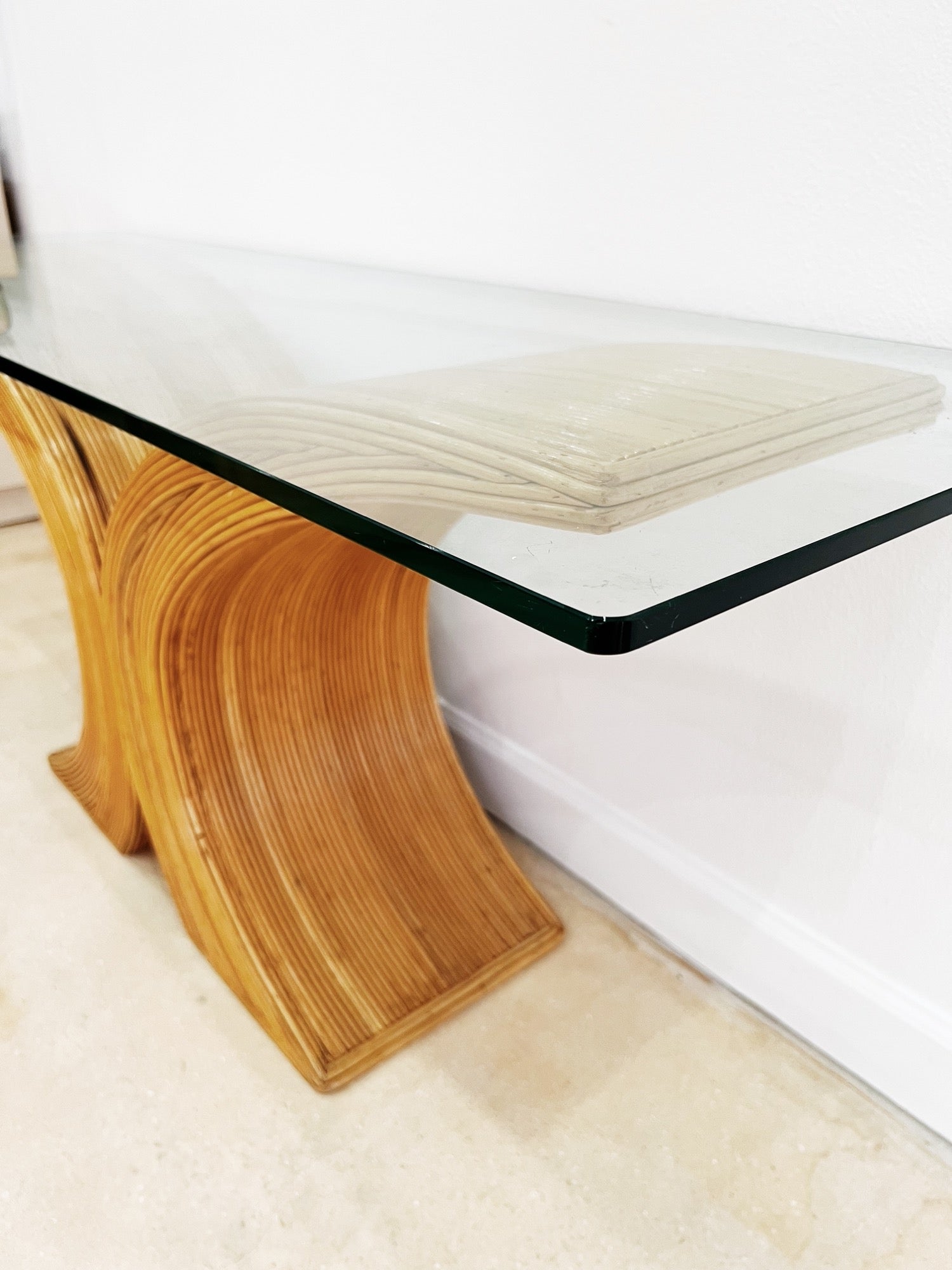 Pencil Reed X Wave Console Table - Rehaus