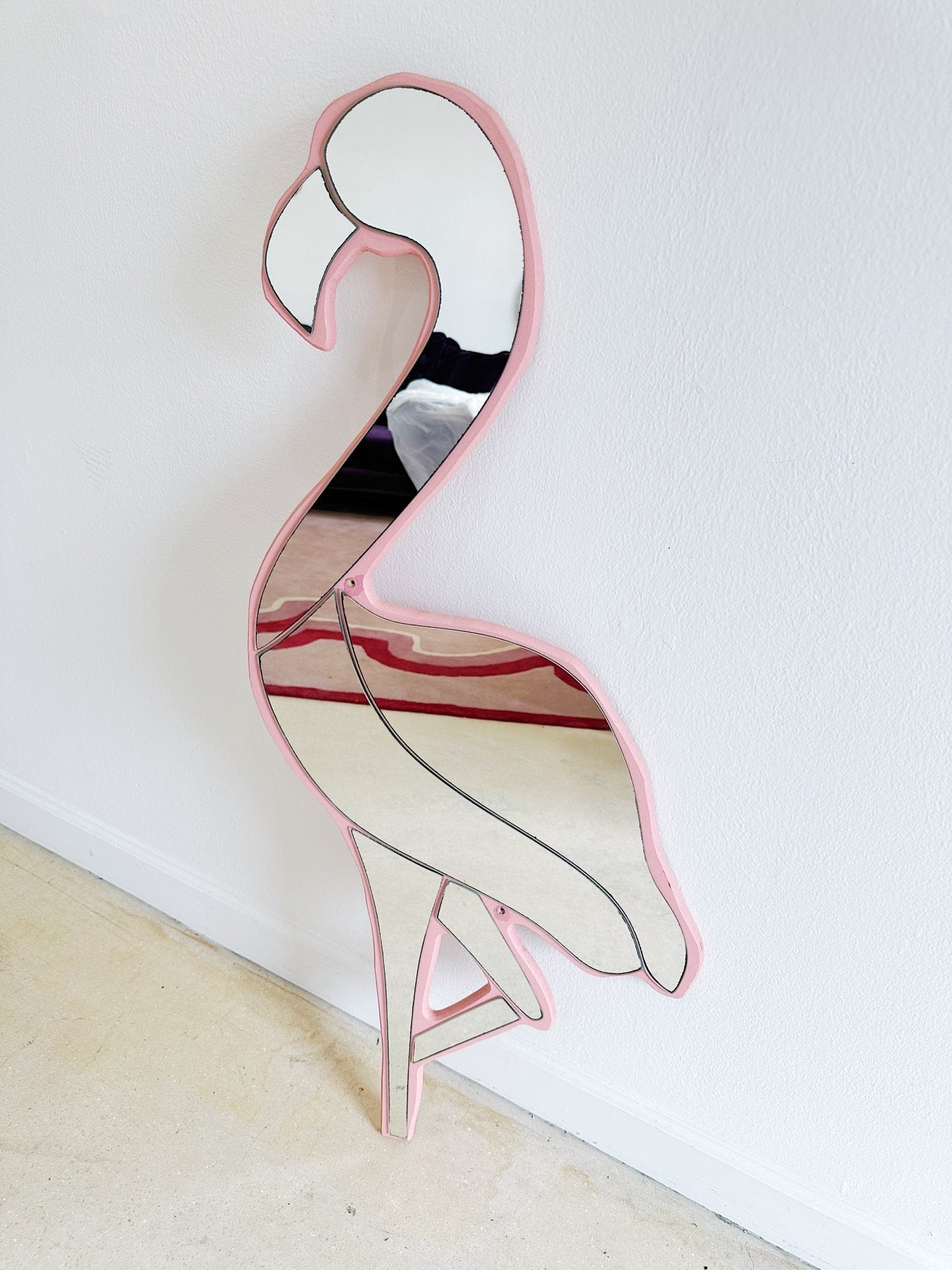 Pink Flamingo Mirror - Rehaus
