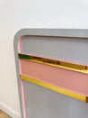Pink + Gray Laminate Headboard, Queen - Rehaus