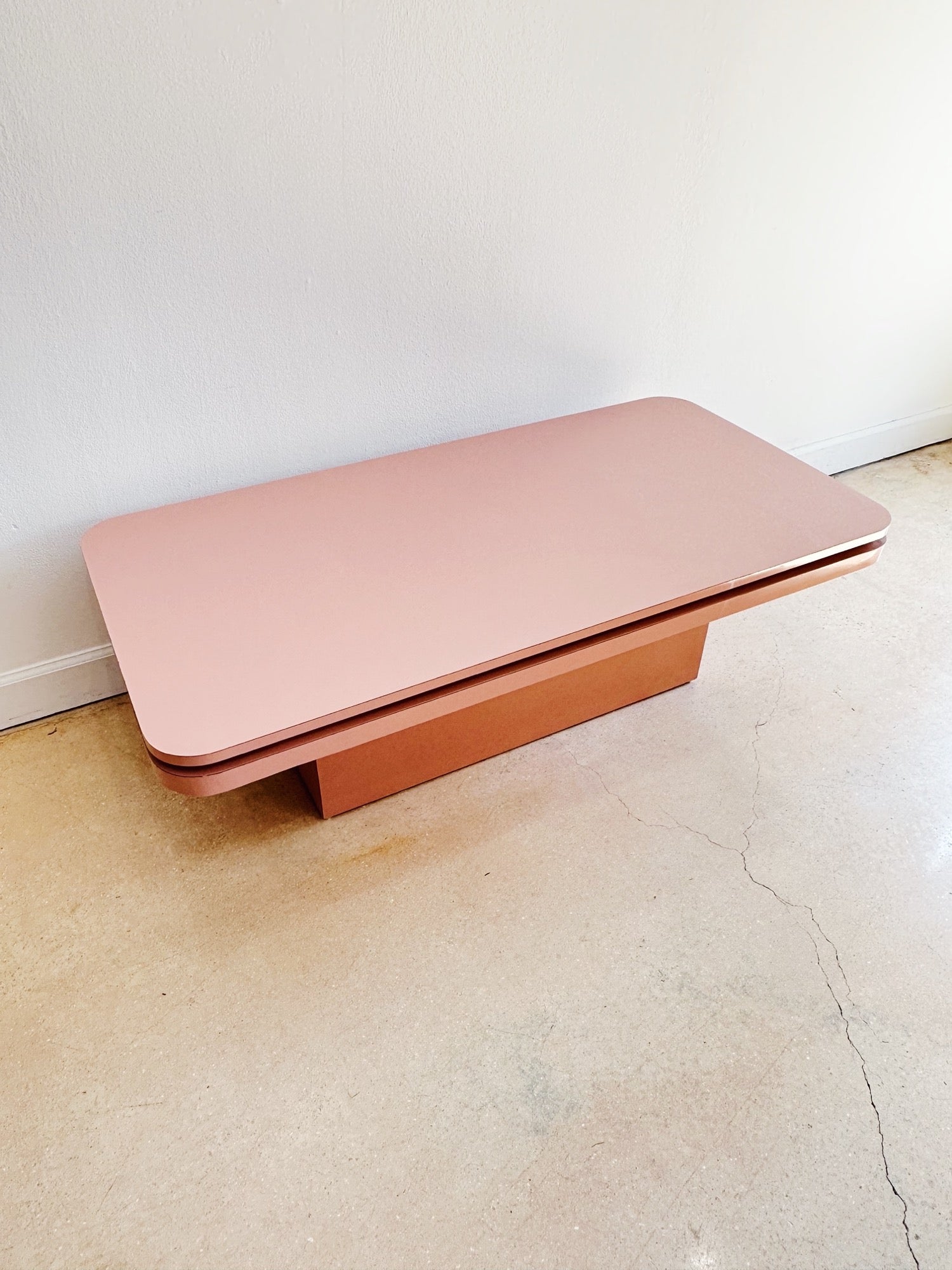 Pink Laminate Coffee Table - Rehaus