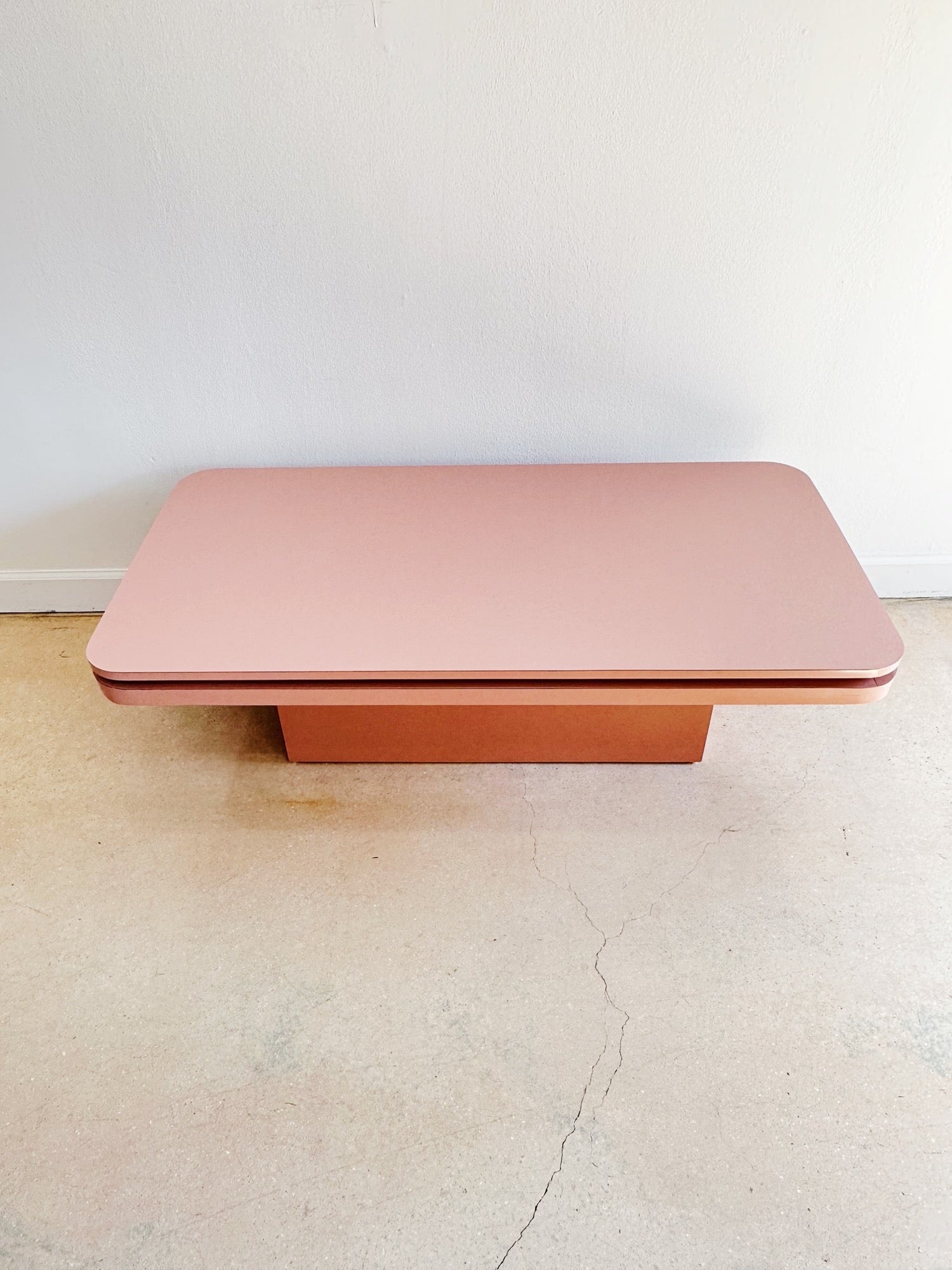 Pink Laminate Coffee Table - Rehaus
