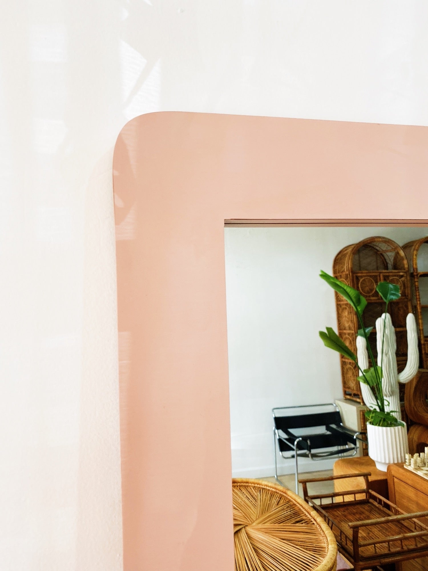 Pink Laminate Mirror - Rehaus