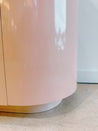 Pink Laminate Oval Cabinet - Large - Rehaus
