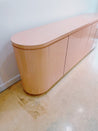 Pink Laminate Oval Cabinet - Large - Rehaus