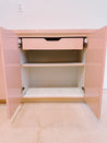 Pink Laminate Oval Cabinet - Small - Rehaus