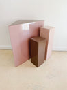 Pink Laminate Pedestals - Rehaus