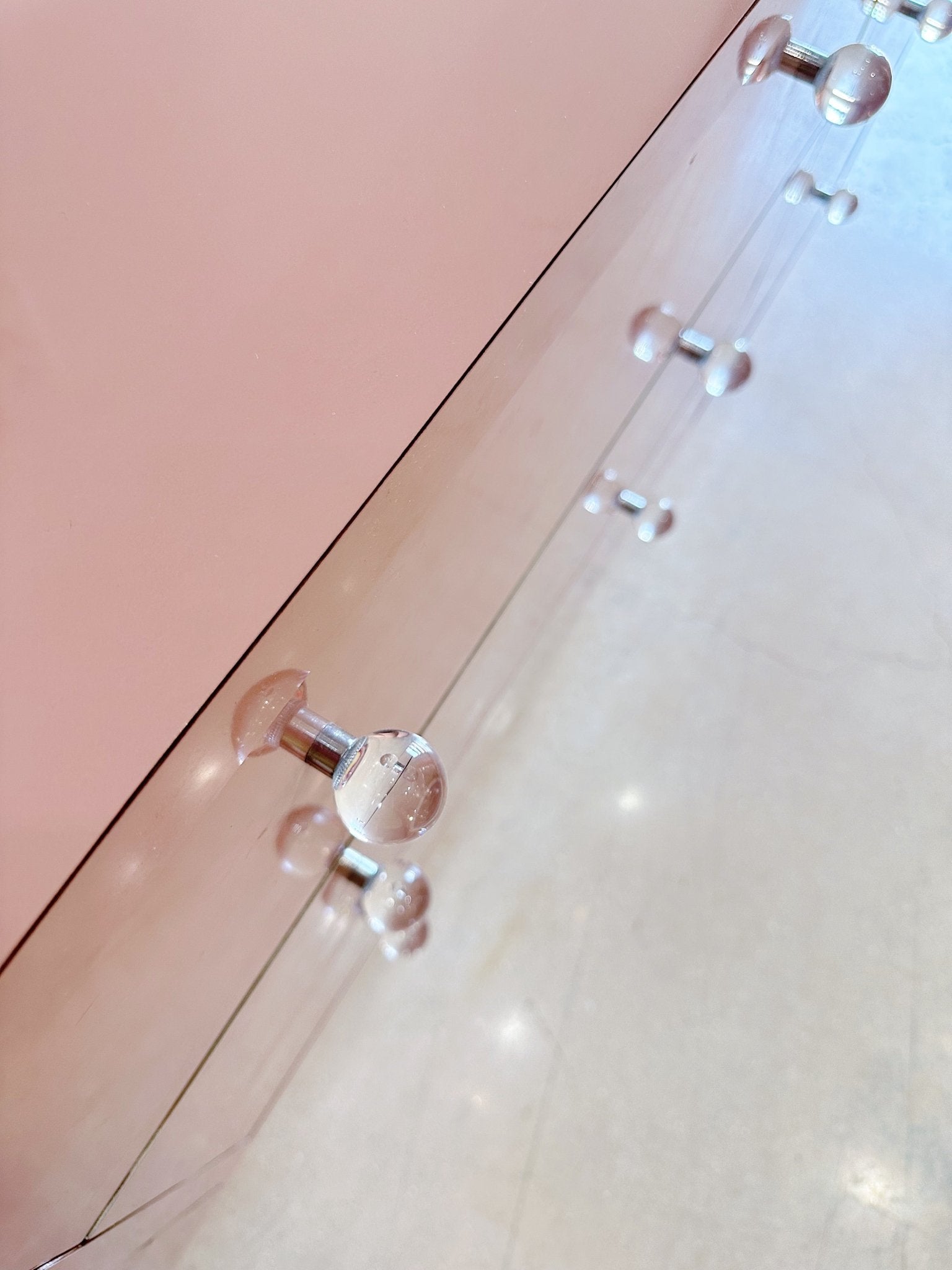 Pink Laminate Squared Dresser — Large - Rehaus