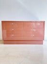 Pink Laminate Squared Dresser — Small - Rehaus
