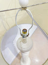 Plaster Round Swirl Floor Lamp - Rehaus