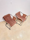 Postmodern Chrome Sling Chair - Rehaus