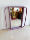 Purple Rattan Mirror - Rehaus