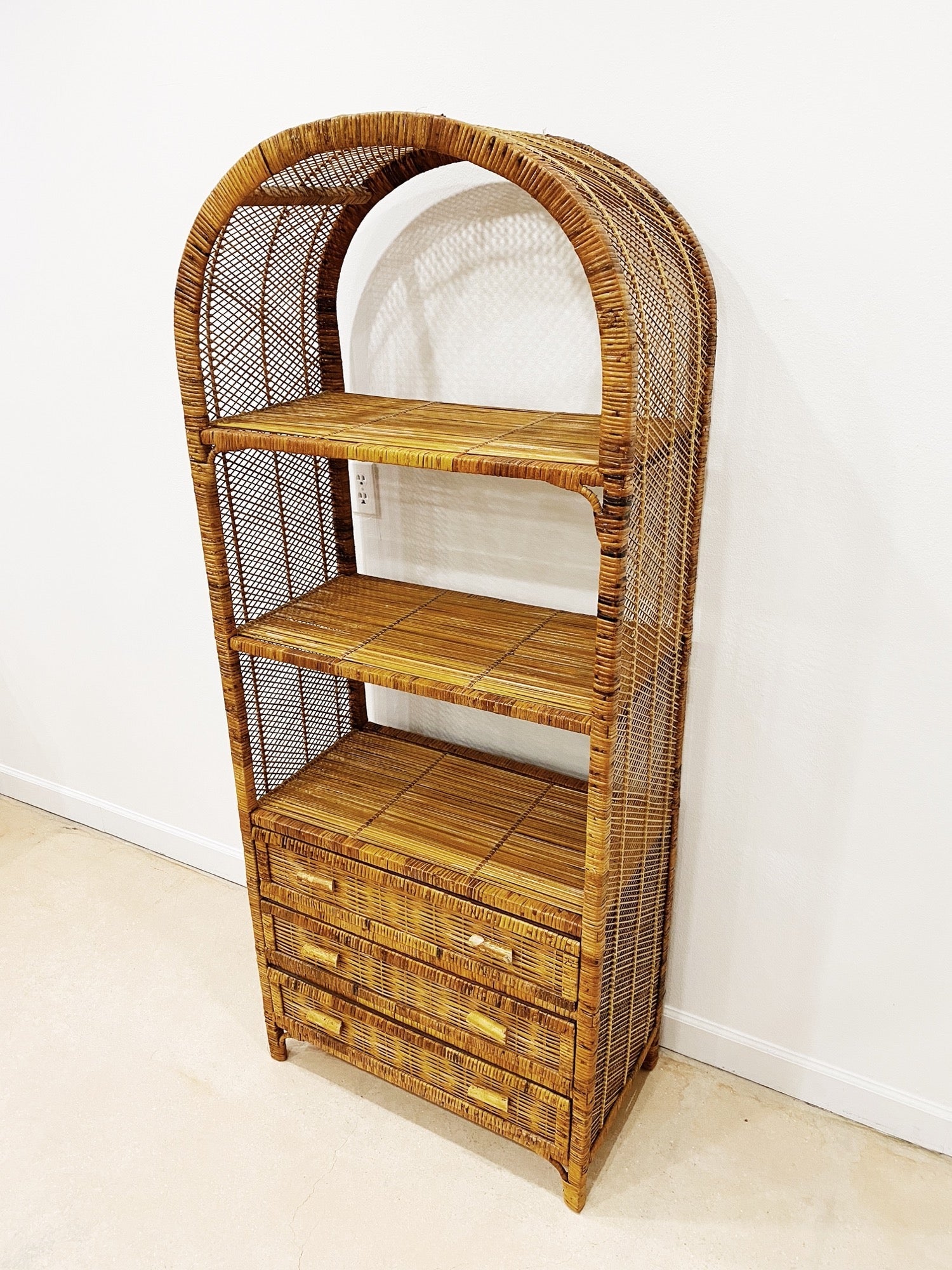 Rattan Arch Shelf & Dresser - Rehaus