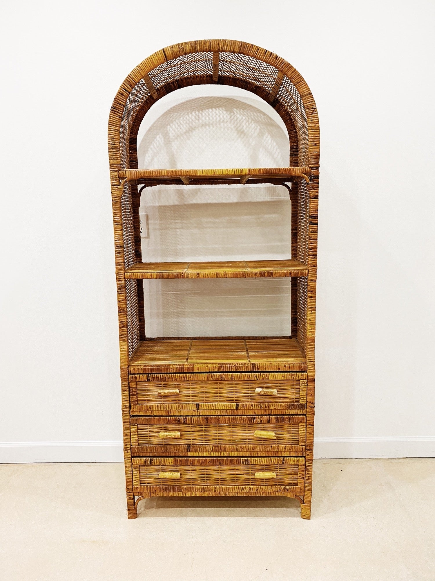 Rattan Arch Shelf & Dresser - Rehaus