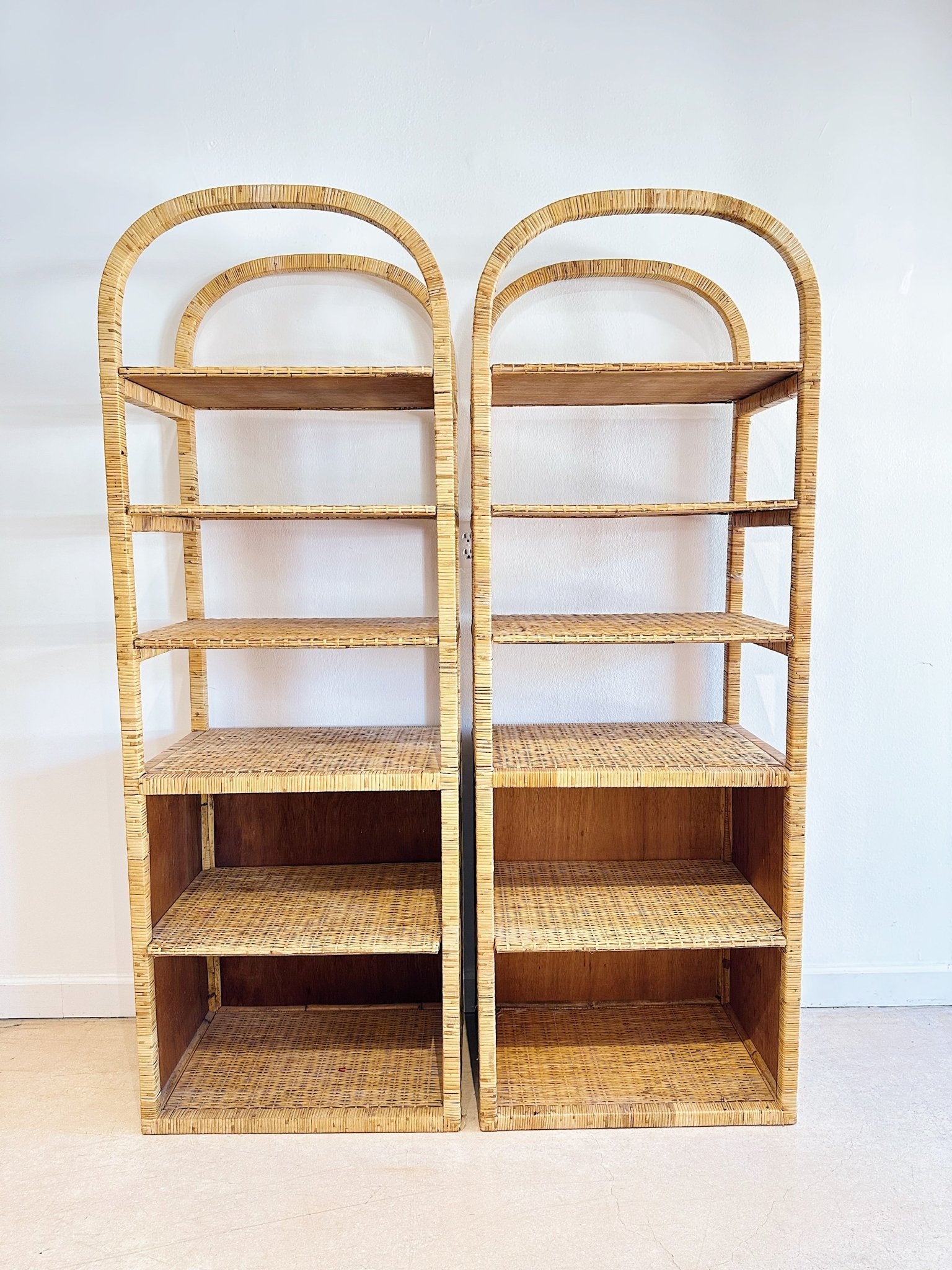 Rattan Arch Shelf Set - Rehaus