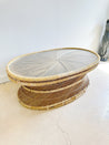 Rattan Hourglass Coffee Table - Rehaus