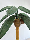 Rattan & Wicker Palm Tree Floor Lamp - Rehaus