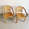 Rattan Woven Armchairs - Rehaus