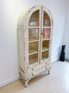 Restored Antique Arched Wood Hutch - Rehaus