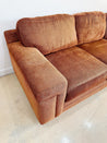 Rust Velvet Couch - Rehaus