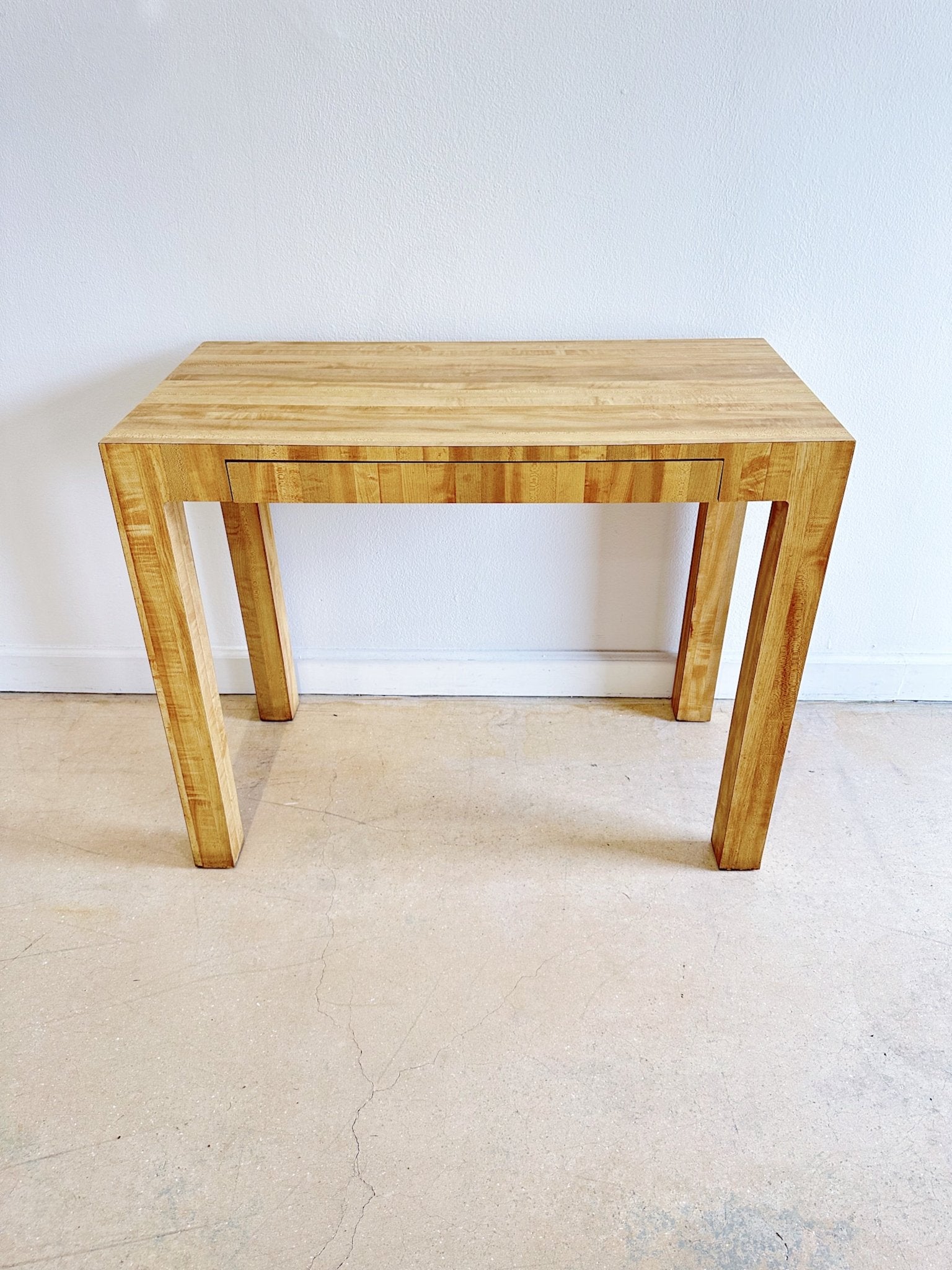 Small Matte Wood Laminate Parsons Desk - Rehaus