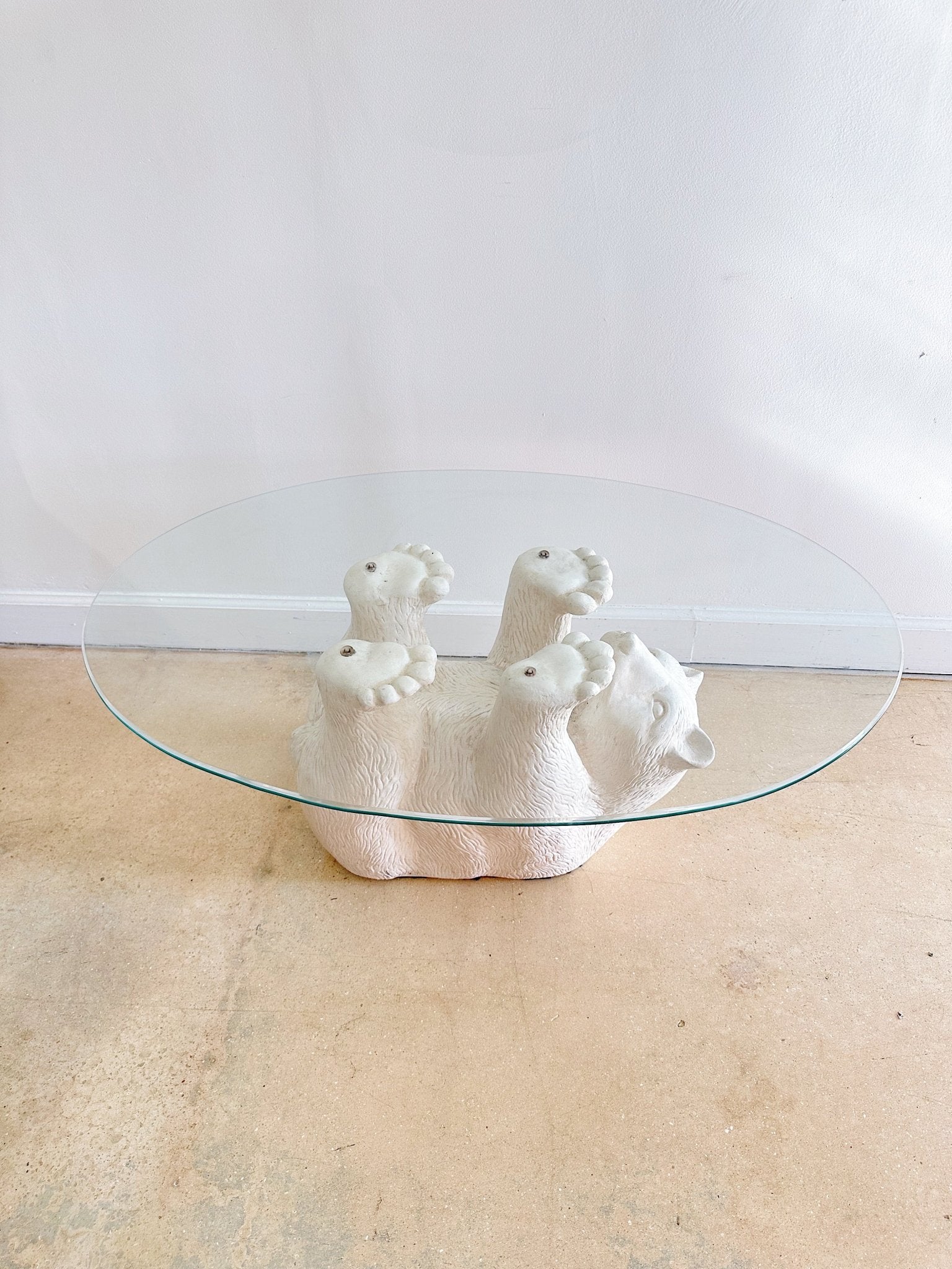 Small White Bear Coffee Table - Rehaus