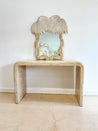 Tesselated Marble Palms Console Table & Mirror - Rehaus