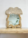 Tesselated Marble Palms Console Table & Mirror - Rehaus