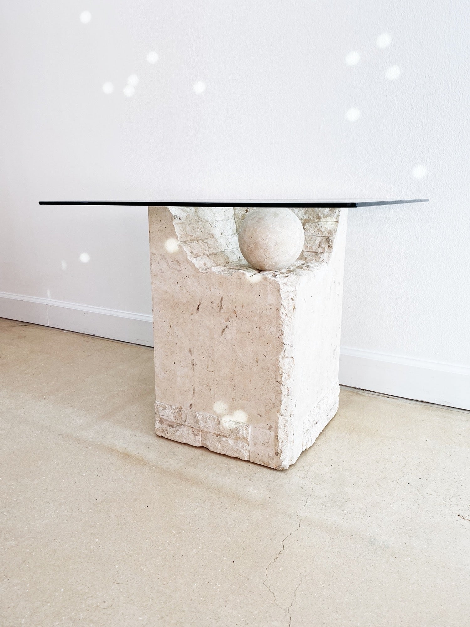 Tessellated Stone Side Table - Rehaus