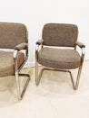 Tweed Cantilever Arm Chairs - Rehaus