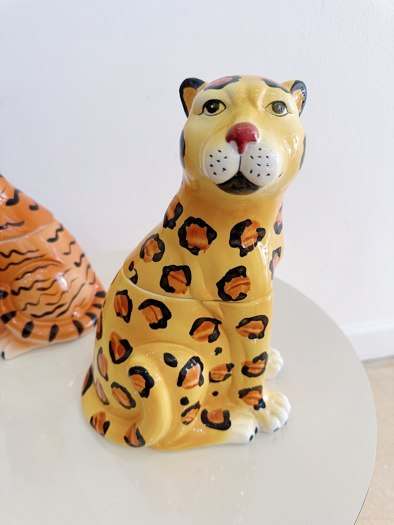 Vintage Tiger + Leopard Cookie Jars – Rehaus