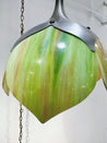 Watermelon Stained Glass Flower Pendant Light - Rehaus