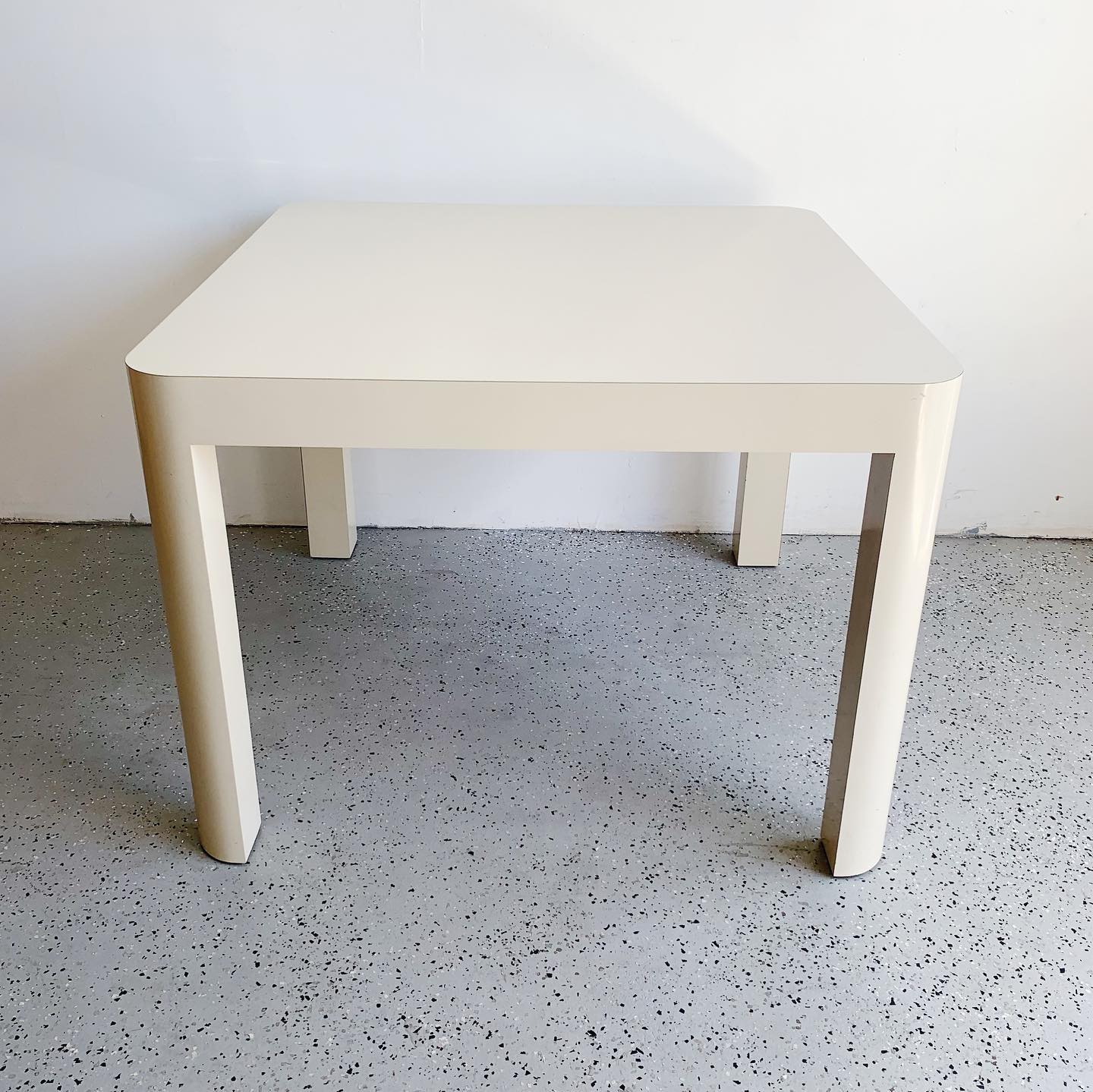 White Laminate Card Table - Rehaus