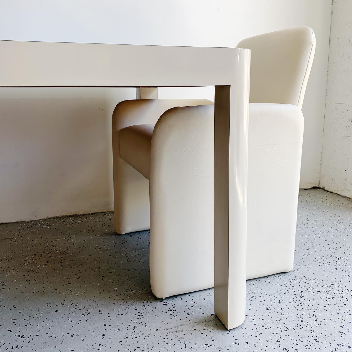 White Laminate Card Table - Rehaus