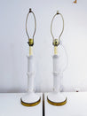 White Royal Haeger Ceramic Lamps (x2) - Rehaus